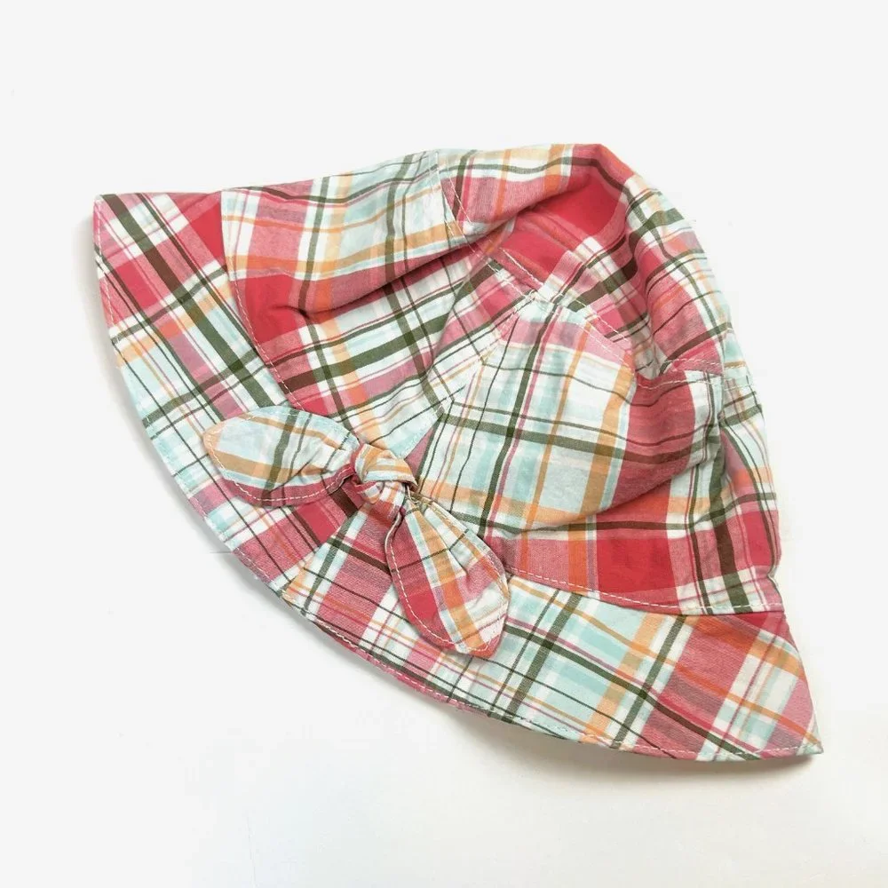 NWT Gymboree Girl Rolled-Up Cropped Capri, Plaid Swing Tank & Plaid Hat Size 2T
